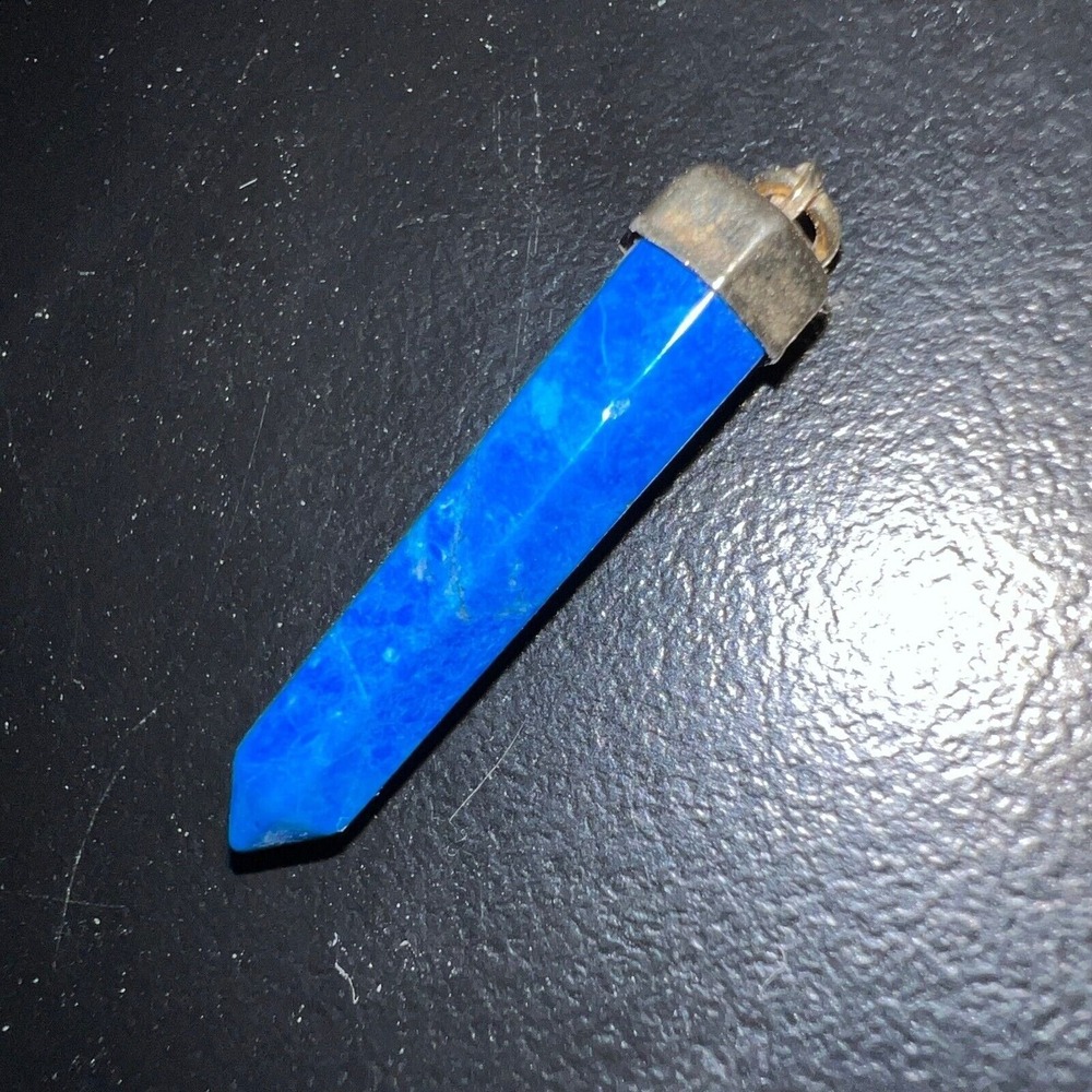 Lapis Lazuli Crystal Chakra Gemstone Pendant Reiki Charged Energy‎